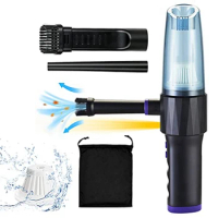 Cordless Air Duster, 35000 RPM Electric Air Kit With LED Light, For Computer Keyboard Cleaning, Compressed Air Duster