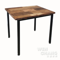 訂製品 LOFT 工業風 做舊 棧板拼接餐桌 棧板造型餐桌 可訂製 CU090