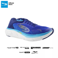 sepatu running Ninten 910 fuuto rival-biru tua/biru MD/kuning