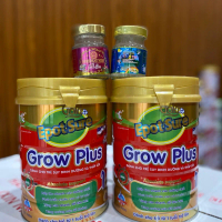 2 Lon Sữa Chiều cao Trí não Grow plus đỏ   900gr caolonvuottroi