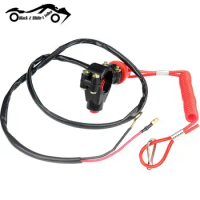 Motorcycle Accessories Tether For Circuit Breaker Of ATV Motorcycle Boat Emergency Stop Engine Switch Button Safety Tether