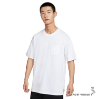 Nike 短袖上衣 男裝 口袋 刺繡 白【運動世界】DQ9296-101