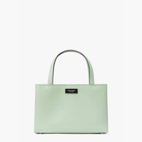 กระเป๋าถือ SAM ICON LEATHER SMALL TOTE K8818 สี PISTACHIO CREAM