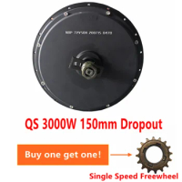 NBpower/QS205 50H V3 48-96v 3000W Motor Electric Bicycle BLDC Spoke Hub Motor (50H) 150mm Dropout Ebike Rear Wheel Hub Motor