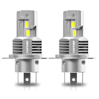 CODBóng đèn Cos / đèn pha LED TUFFOO H4 / 9003 / HB2 / H19 cho phích cắm và chạy ô tô 6000K Trắng /
