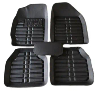 NEW Luxury Leather Car Floor Mat For Volkswagen All Models Polo Golf 7 Tiguan Touran Jetta CC Beetle Ww Car carpe