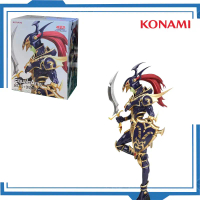 ต้นฉบับอนิเมะ Yu Gi Oh! ของ KONAMI ฟิกเกอร์แอคชั่น PVC ของทหาร “Equal Arts” สีดำเงา จากเกมการ์ด เป็น