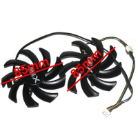 2pcs/set 85mm Fd7010h12s Video Graphics Card Fan Replacement For Sapphire R9 280 290 270x Hd 7790 7850 7870 7950 Cooling Replace