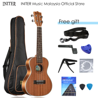 New Product Explosion 【Local Shipment】INITER High Quality 21/23/26 inch sapele ukulele concert ukele