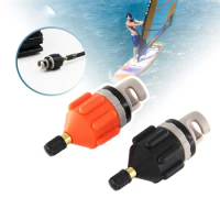 1pc Air Valve Adapter Inflatable Rowing Rubber Boat Paddle Canoe Kayak Air Valve Pump Compressor Converter For SUP Board