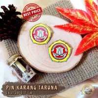 Pin Karang Taruna ukuran resmi 3.7cm  ( peniti/magnet )