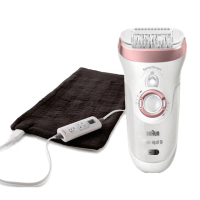 【美國 Sunbeam】瞬熱保暖墊+德國百靈BRAUN 智淨Spa美體刀SES9970(寵愛媽咪好禮組)