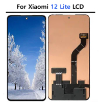 SUPER Amoled For Xiaomi 12 Lite LCD Display 2203129G LCD Screen Touch Panel Digitizer Assembly Replacement Parts