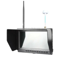 Professional 5.8GHz 32 Channel Wireless AV Receiver 8 Inch HD FPV LCD Monitor