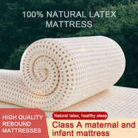 100% Natural Latex Tatami Mattress Foldable Single Double Mattress Bedroom Furniture Mattress Bed Cover Student Dormitory Mat