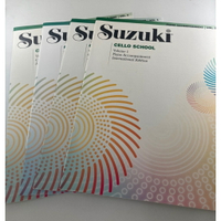【學興書局】Suzuki 鈴木 Cello School 大提琴教本 原版譜 (1)(2)(3)(4)(5)(6)