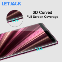 3D Curved Full Cover Tempered Glass for Sony Xperia XZ3 XZ2 XZ1 XA2 Ultra Screen Protector for Sony XZ Premium Protective Glass