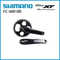 Shimano DEORE M8100 Crankset 170mm/175mm 34T 36T 32T Chainring 1x10s FC-M8100 Crank For MTB Bike Bicycle Crankset