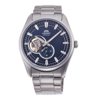 ORIENT 東方錶 官方授權 藍寶石鏤空機械錶鋼帶款藍色-40.8mm(RA-AR0003L)