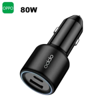 CCB7JACH SuperVOOC Original OPPO Car Charger 80W 11V 7.3A For OnePlus 10 Pro Realme GT Neo3 Find X5 Pro X3 Reno8 Pro K9 K10 Pro
