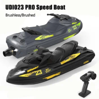 RC UDI023 Speedboat 2.4G Jet Spray RC Boat Remote Control Ship Waterproof Self-Righting LED Lights RTR High-Speed Models Toys