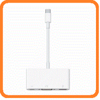 APPLE MJ1L2FE/A USB-C VGA MULTIPORT ADAPTER-FAE 多埠轉接器