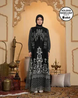 Heaven Lights Azalea Lace Dress L Black