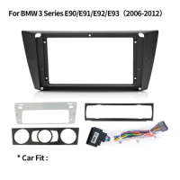 9inch Car Frame Adapter For BMW 3 E90 E91 E92 E93 2004-2012 Android car Radio Audio Dash Panel Fascia