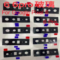 10PCS Camera Lens For Google Pixel 6 6 Pro Camera Glass Cover With Adhesive Sticker Repair Parts