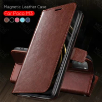 Poco M 3 case leather magnetic flip cases For Xiaomi Poco M3 PocoM3 PocoPhone M 3 PokoM3 wallet book phone cover coque