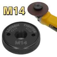 Black Quick flange Nut M14 Angle Grinder Release Locking Nut Pressing Plate Power Accessories Replacement Clamping Tool