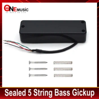 Sealed Soapba 3 Hole Bass Guitar Pickup 5 String Double Coil Humbucker Pickup 108.5*32mm Ceramic Magnet Bass Guitar Accessories