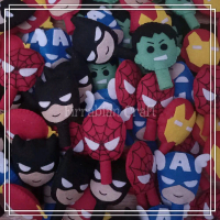 AVENGERS Hiasan Pensil Flanel // Tudung Pensil // Pensil Flanel Karakter // Pensil Flanel Boneka