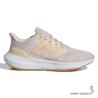 Adidas 慢跑鞋 女鞋 緩衝 輕量 ULTRABOUNCE 米粉黃【運動世界】IE0727