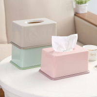素色方形家用客廳簡約紙巾盒面紙盒抽紙餐巾紙茶幾桌面北歐收納盒