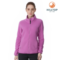 HILLTOP山頂鳥 POLARTEC刷毛外套（可銜接GORE-TEX外件） 女款 紫｜PH22XFY1ECJ0