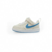 【NIKE 耐吉】COURT BOROUGH LOW RECRAFT TD 小童 童鞋 運動鞋 灰藍(DV5458120)