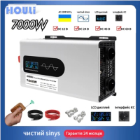 7000W 5000W 6000W 10000W Pure Sine Wave Inverter 12V/24V/48V/60V/72V Solar Car Transformer with USB Charger