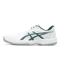 Asics 網球鞋 Court Slide 4 男鞋 白 綠 緩衝 透氣 入門款 運動鞋 亞瑟士 1041A483100