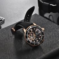 PAGANI DESIGN NH39 Movt Men's Watches Mechanical Automatic Watch Sapphire Glass Automatic Tourbillon Watch Stainless Steel Case