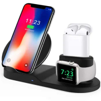 3 in 1Station For Apple Watch Charger 44mm 40mm 42mm 38mm iWatch Charge Accessories Charging stand Apple watch 6 se 5 4 3