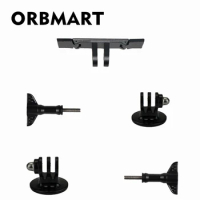 ORBMART Aluminum Guide Slideway Rail + 2 Pcs Adapters + 2 Pcs Trigger Screws Accessories Kit For Gopro Fusion 360 Degree Camera