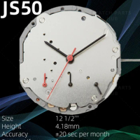 New Miyota JS50 Watch Movement Citizen Genuine Original Quartz Mouvement Automatic Movement 6 Hands Date At 3:00 Watch Parts