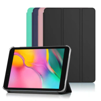Flip Tablet Case For Samsung Galaxy Tab A 2019 8.0 T290 Funda PU Leather Smart Cover For Tab A8 SM-T290 SM-T295 T297 Folio Capa