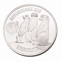 Australia Silver Coins Mongoose Dragon Eagle 1 OZ Animal Gold Coin Elizabeth Souvenir Gifts