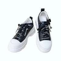 【ClayDerman】率性厚底內增高休閒鞋-黑色(3167202-99)