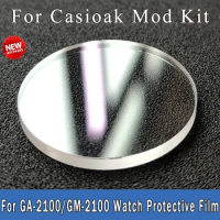 Steel Protective Film Anti-Scratch Sapphire Glass Watch Parts for Casioak GA-2100 Mod GM2100 Mineral Glass Watch Tempered Glass
