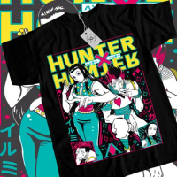 Hisoka T-shirt Gon Killua Neferpitou Hunter x Hunter Anime Manga Shirt All Size