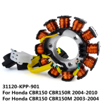 Motorcycle Generator Magneto Stator Coil for Honda CBR150 CBR150R CBR 150R 2004-2010 CBR 150 CBR150M 2003 2004 31120-KPP-901