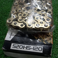 BEST RANTAI MERK TK UKURAN DAN TIPE 520 - 120 L - GOLD ORIGINAL